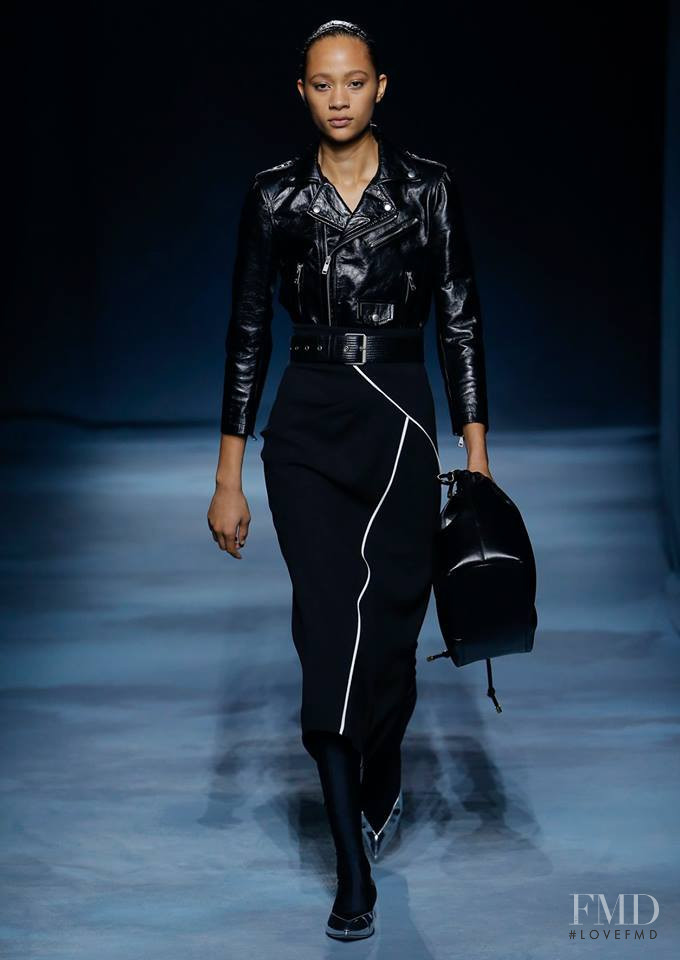 Selena Forrest featured in  the Givenchy fashion show for Spring/Summer 2019