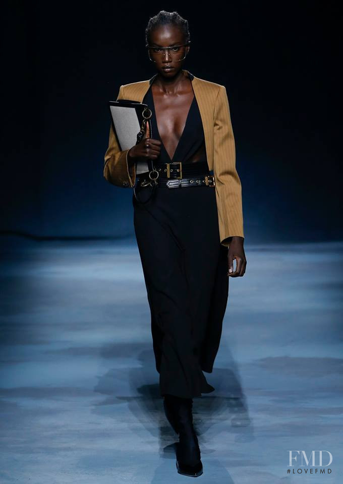 Anok Yai featured in  the Givenchy fashion show for Spring/Summer 2019