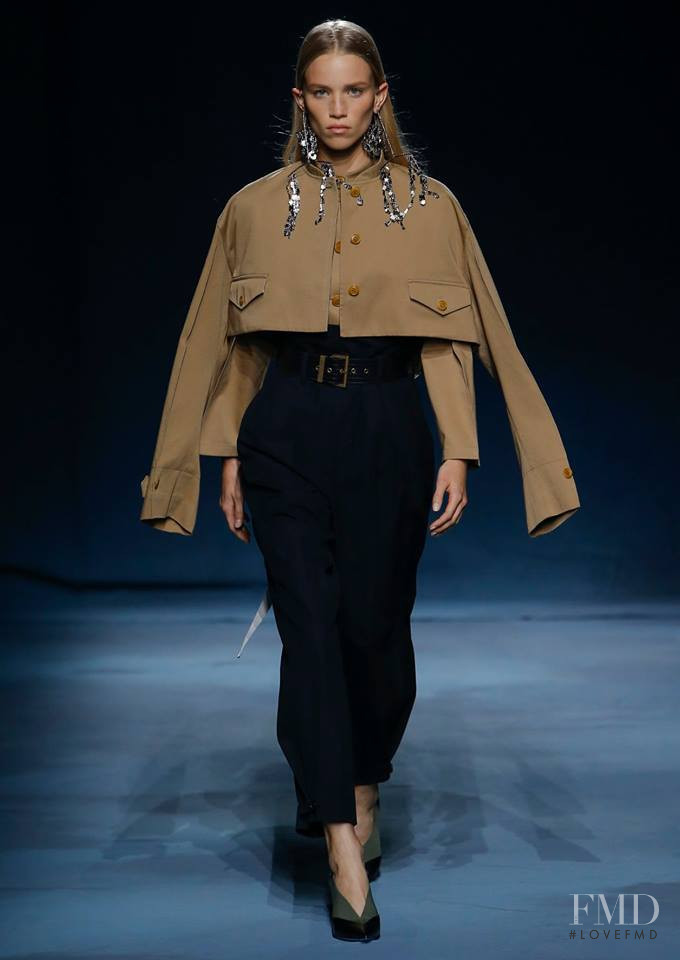 Rebecca Leigh Longendyke featured in  the Givenchy fashion show for Spring/Summer 2019