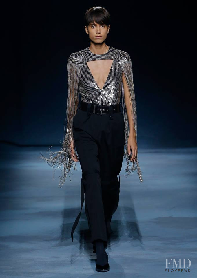 Anna Herrera featured in  the Givenchy fashion show for Spring/Summer 2019