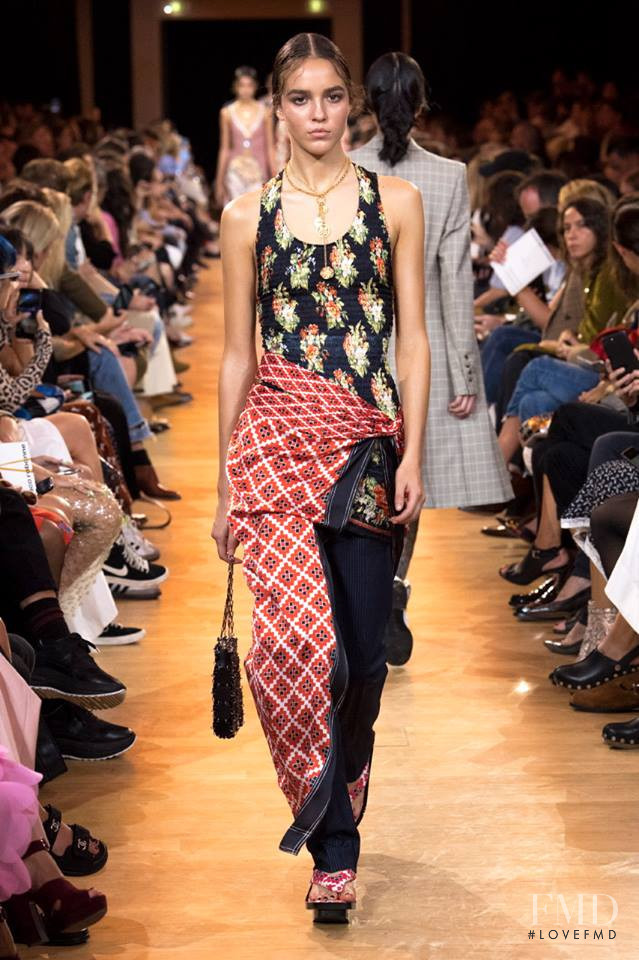 Emm Arruda featured in  the Paco Rabanne fashion show for Spring/Summer 2019