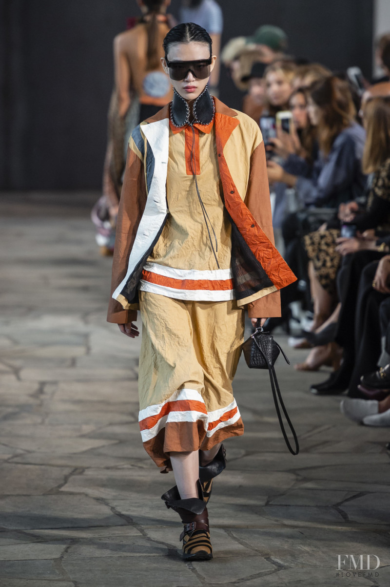 So Ra Choi featured in  the Loewe fashion show for Spring/Summer 2019