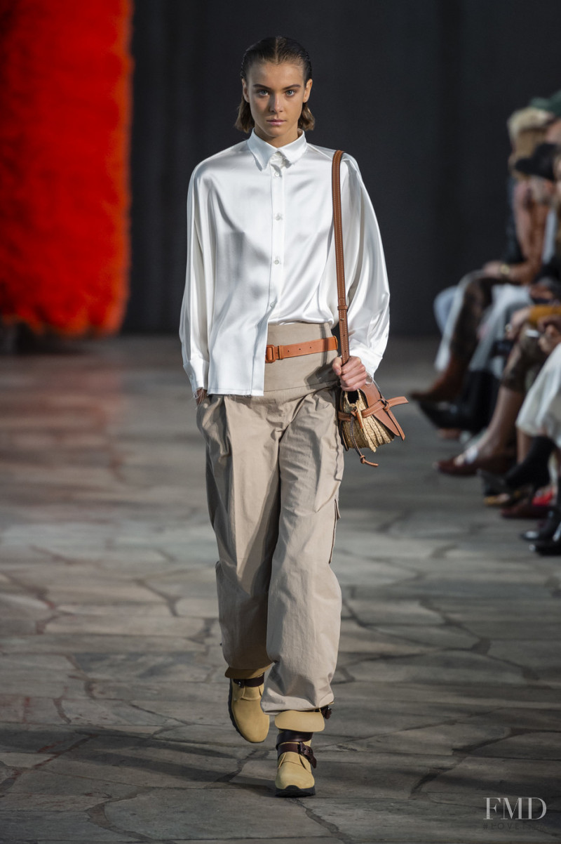 Phillipa Hemphrey featured in  the Loewe fashion show for Spring/Summer 2019