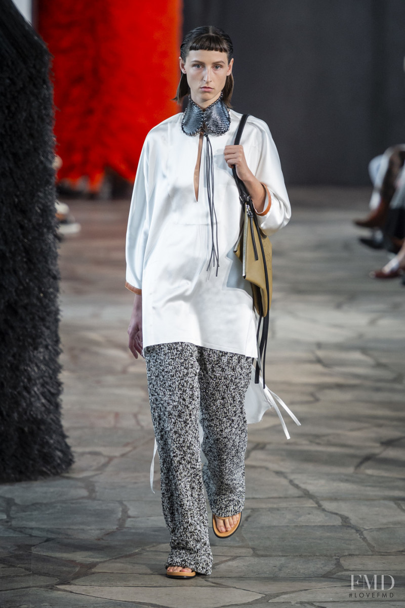 Freddy Fred Engel featured in  the Loewe fashion show for Spring/Summer 2019