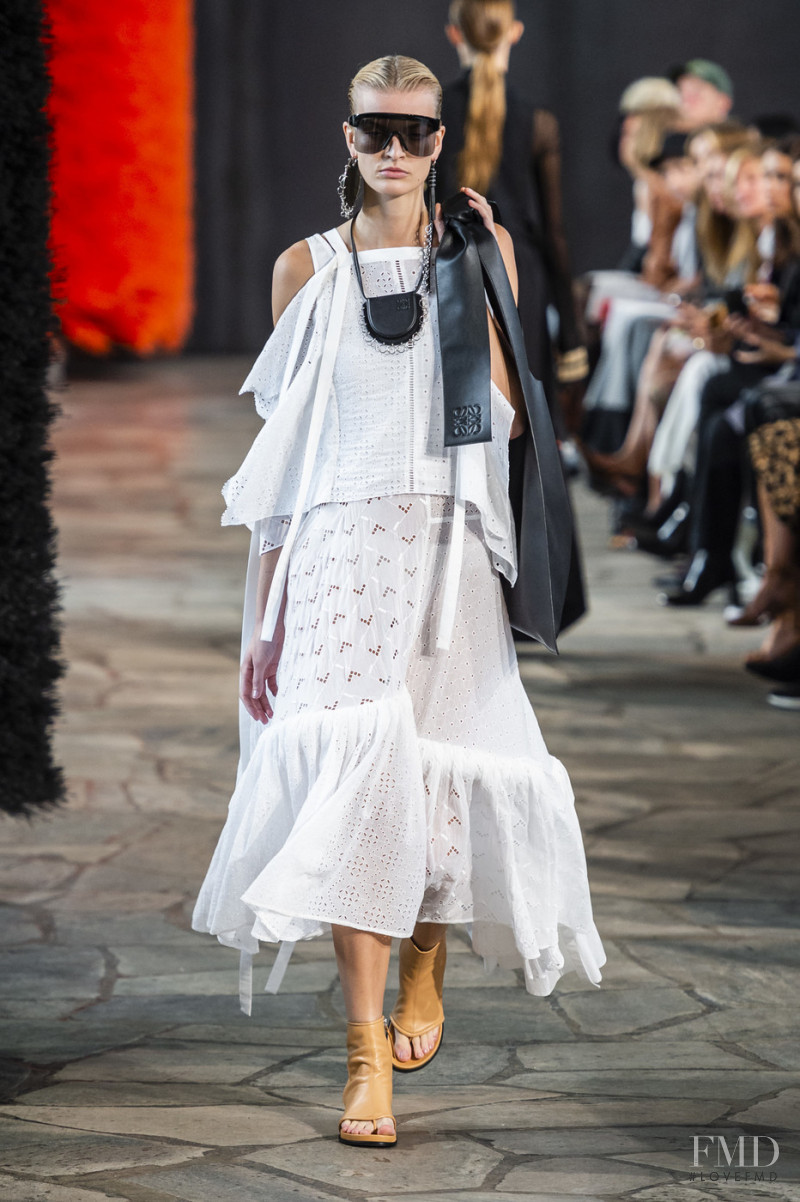 Juliane Grüner featured in  the Loewe fashion show for Spring/Summer 2019