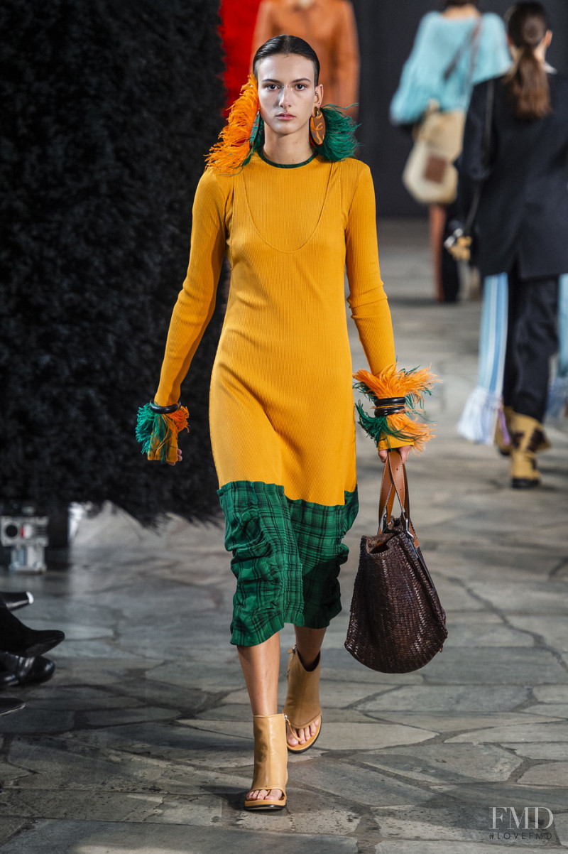 Chai Maximus featured in  the Loewe fashion show for Spring/Summer 2019