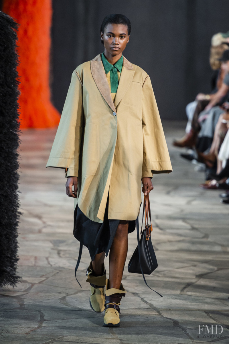 Ruth Akele Ayodele featured in  the Loewe fashion show for Spring/Summer 2019
