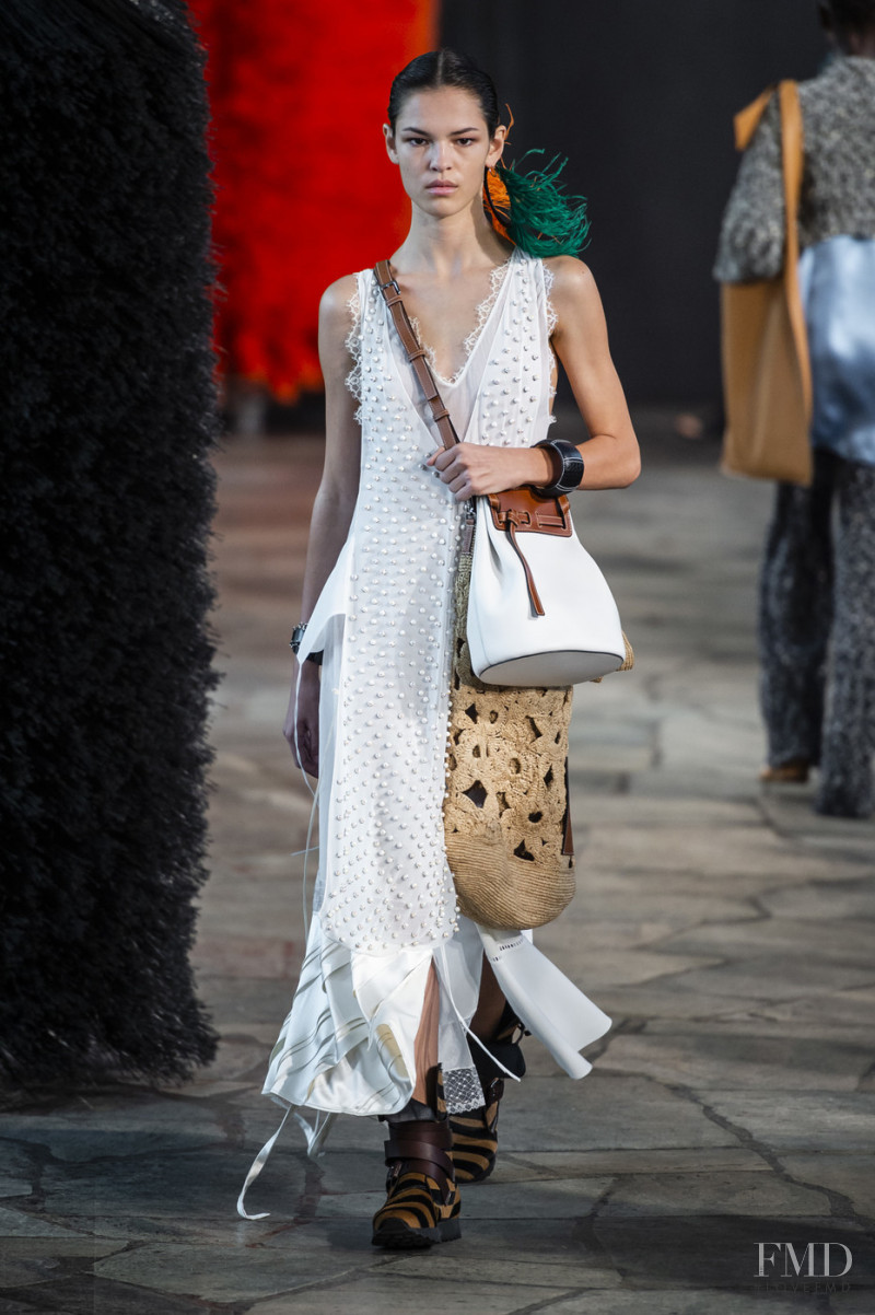 Matea Brakus featured in  the Loewe fashion show for Spring/Summer 2019