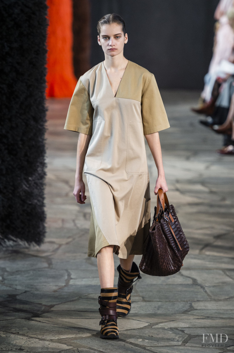 Alina Bolotina featured in  the Loewe fashion show for Spring/Summer 2019