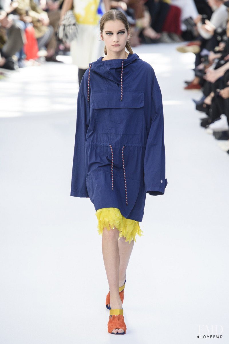 Alina Bolotina featured in  the Dries van Noten fashion show for Spring/Summer 2019