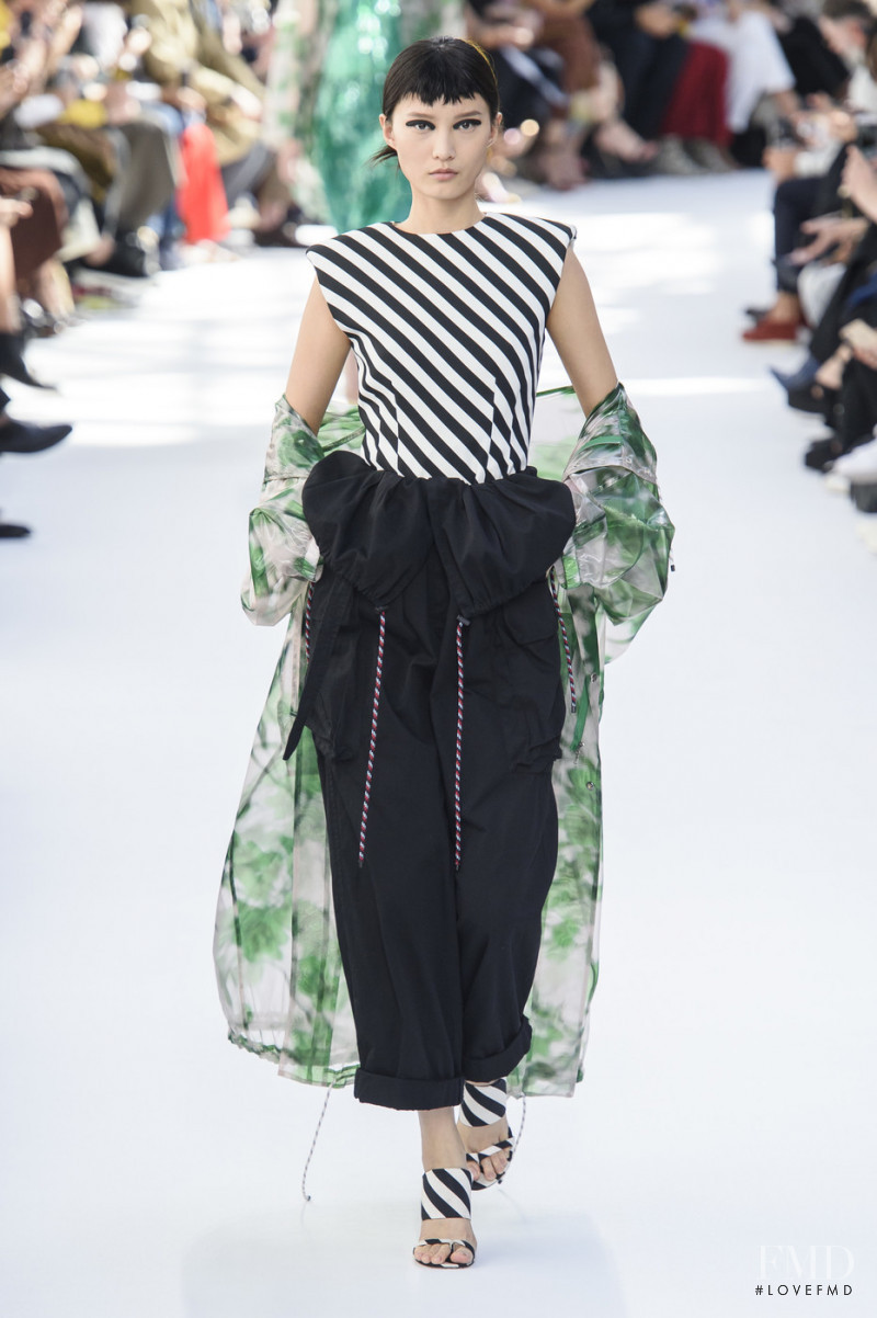 Liu Chunjie featured in  the Dries van Noten fashion show for Spring/Summer 2019