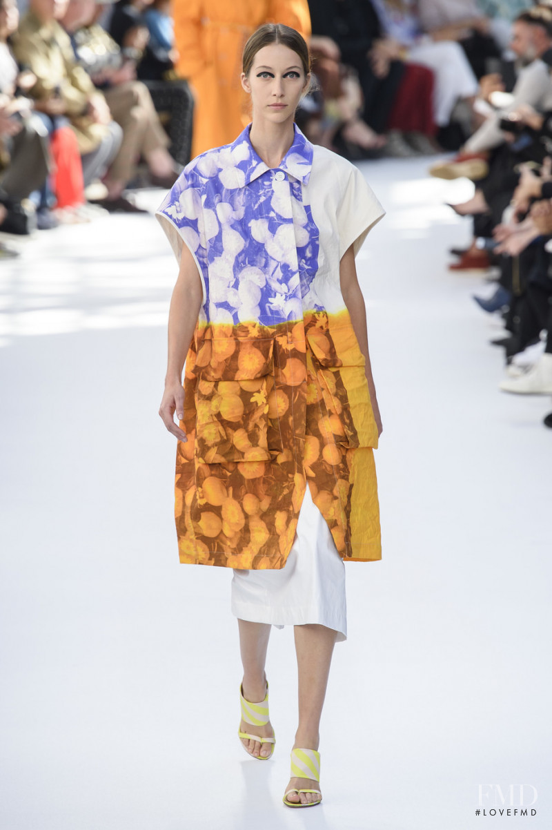 Alana Zimmer featured in  the Dries van Noten fashion show for Spring/Summer 2019