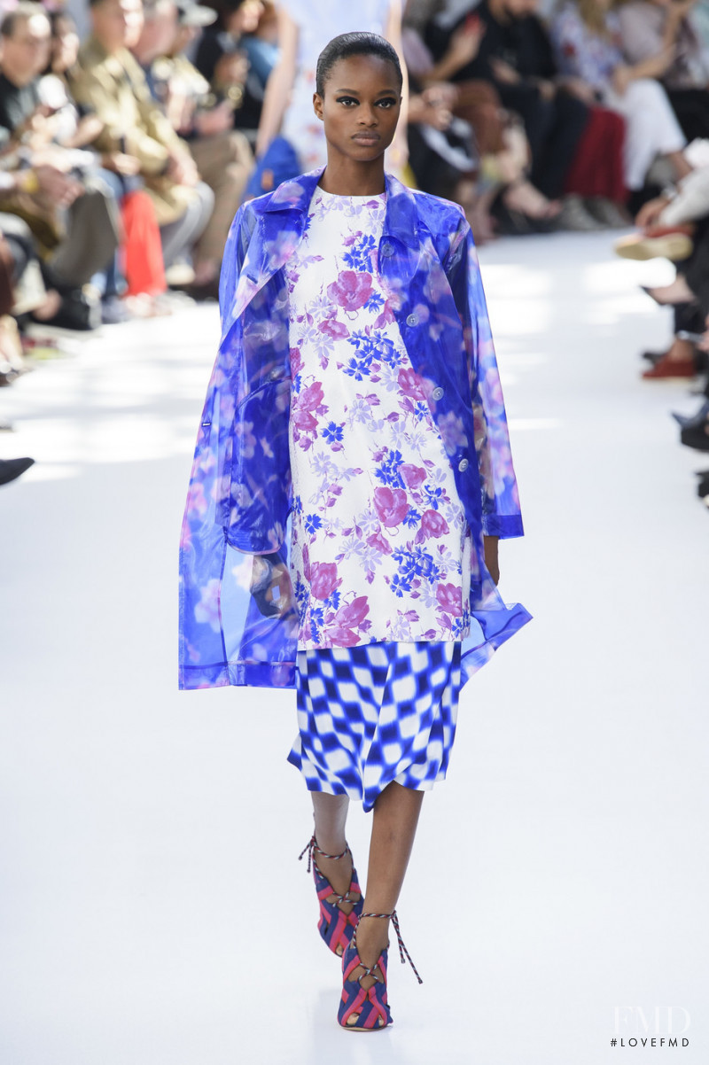 Mayowa Nicholas featured in  the Dries van Noten fashion show for Spring/Summer 2019