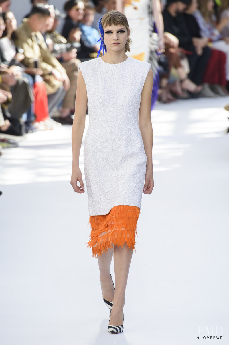 Deirdre Firinne featured in  the Dries van Noten fashion show for Spring/Summer 2019