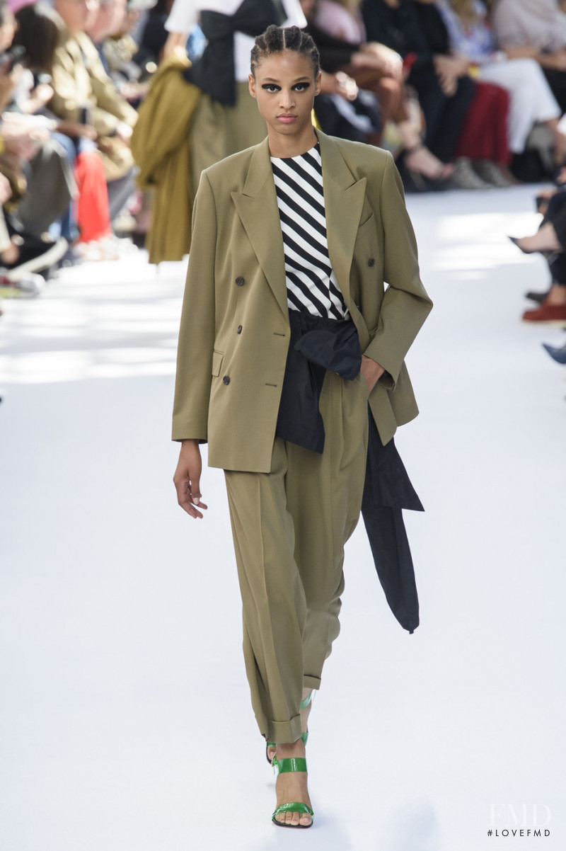 Janaye Furman featured in  the Dries van Noten fashion show for Spring/Summer 2019