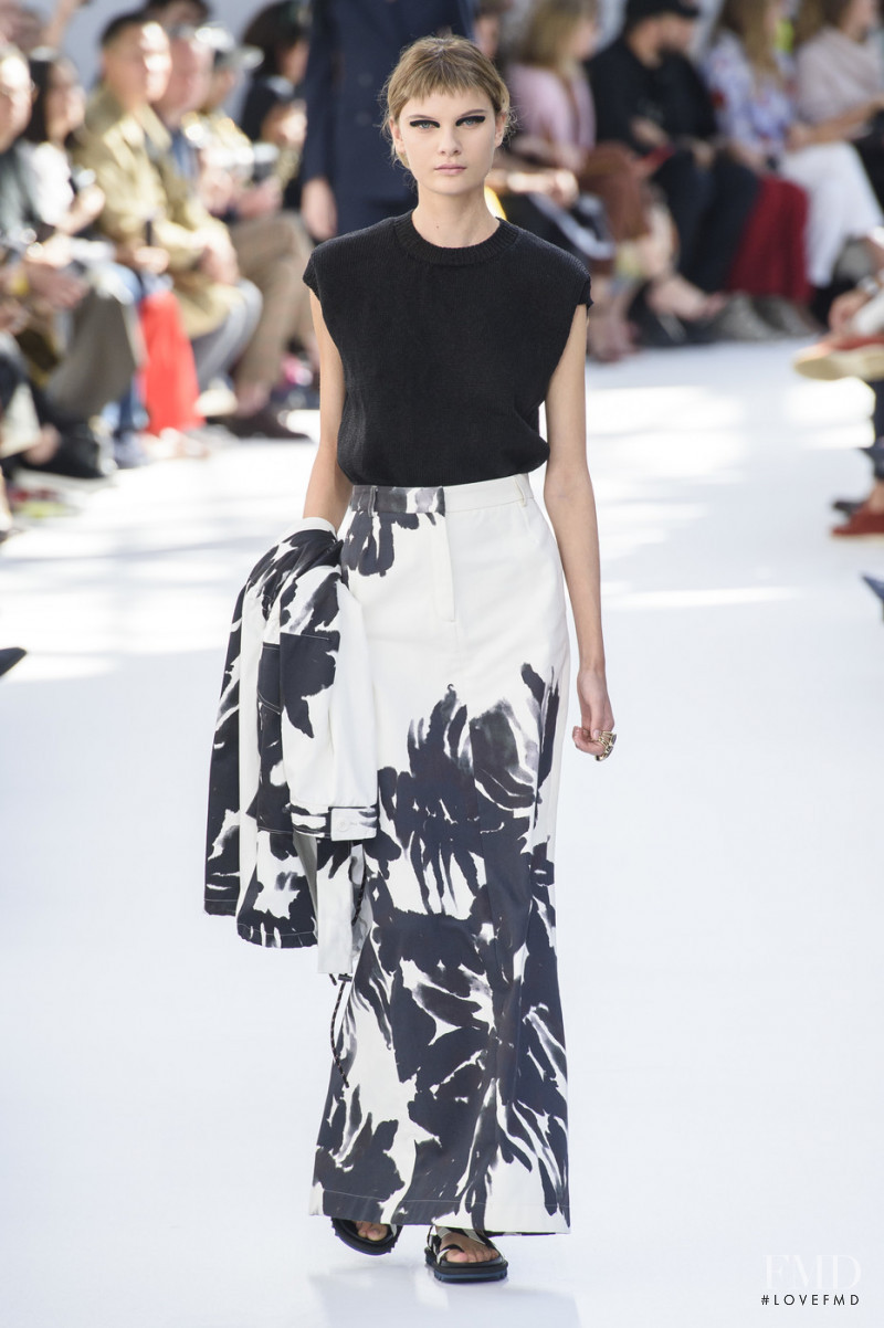 Cecilia Sundström featured in  the Dries van Noten fashion show for Spring/Summer 2019