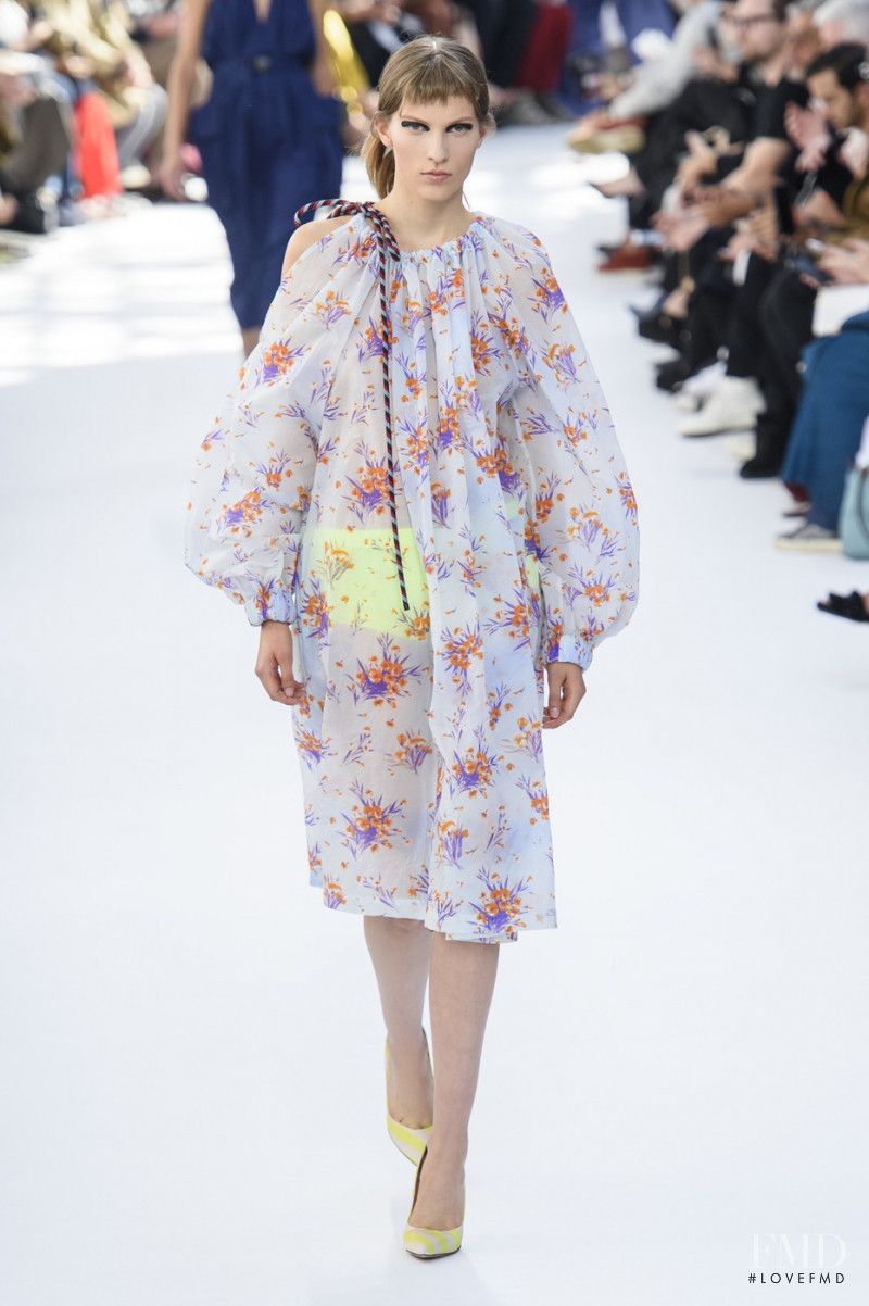 Silke Van Daal featured in  the Dries van Noten fashion show for Spring/Summer 2019