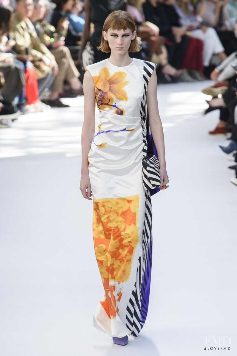 Kaila Wyatt featured in  the Dries van Noten fashion show for Spring/Summer 2019