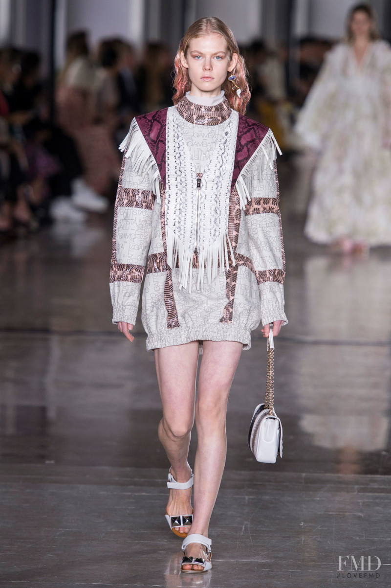 Jodie Alien featured in  the Giambattista Valli fashion show for Spring/Summer 2019