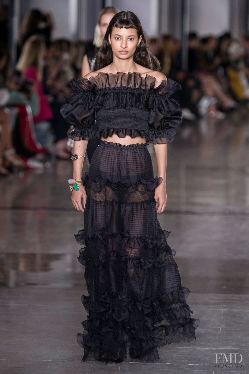 Oudey Egone featured in  the Giambattista Valli fashion show for Spring/Summer 2019