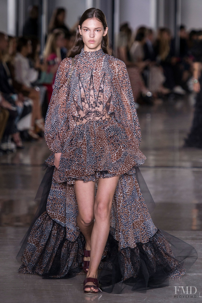 Matea Brakus featured in  the Giambattista Valli fashion show for Spring/Summer 2019