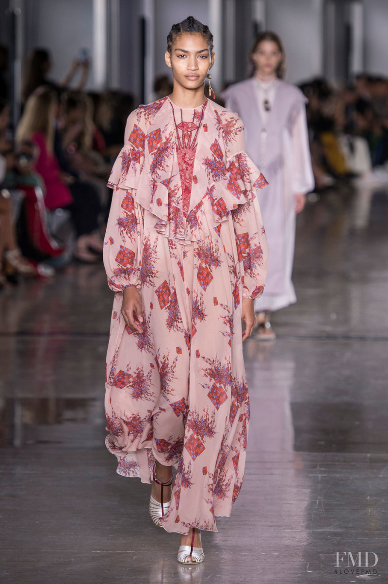 Anyelina Rosa featured in  the Giambattista Valli fashion show for Spring/Summer 2019