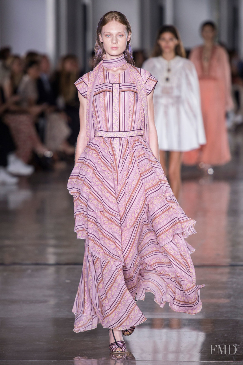 Cibele Ramm featured in  the Giambattista Valli fashion show for Spring/Summer 2019