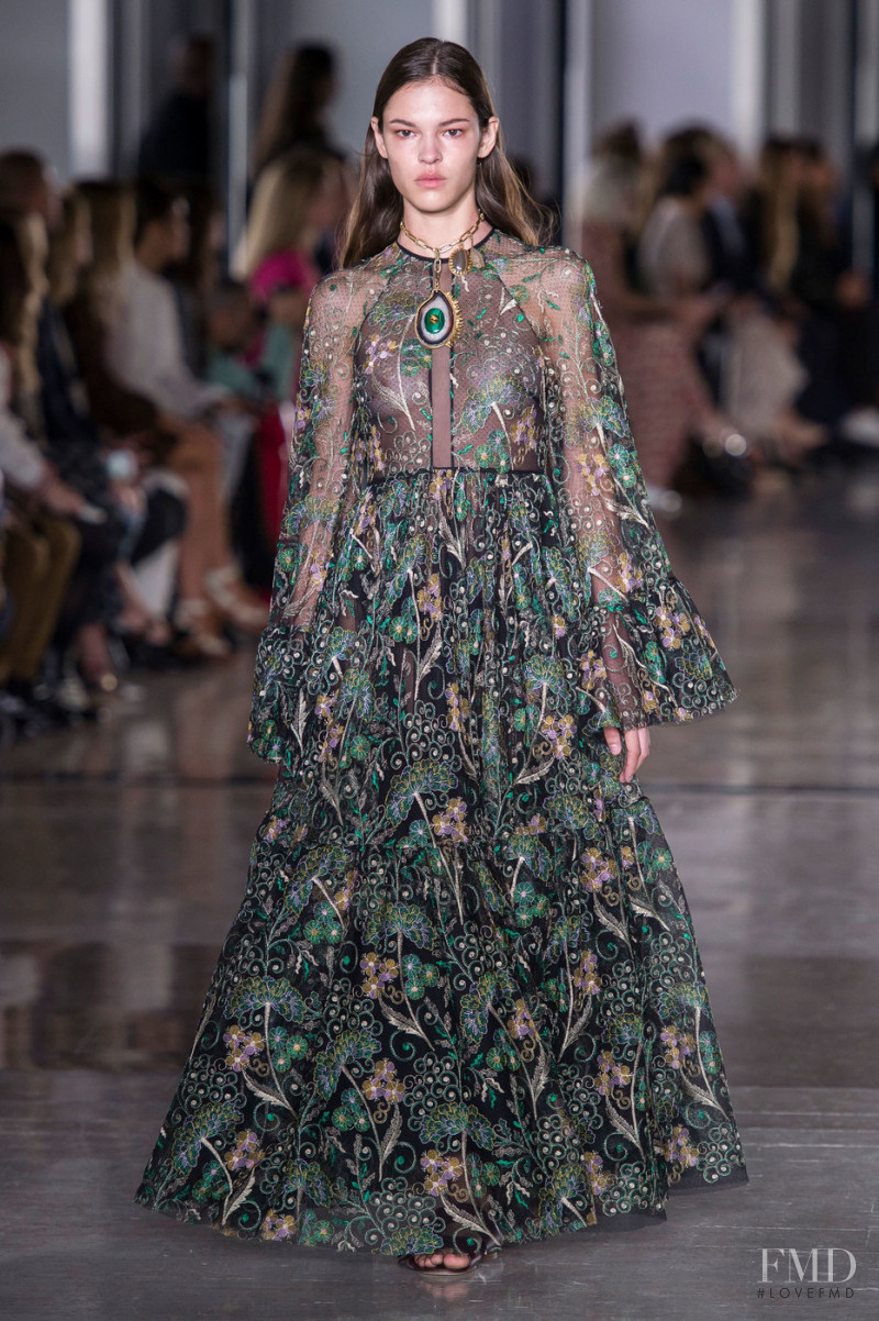 Matea Brakus featured in  the Giambattista Valli fashion show for Spring/Summer 2019