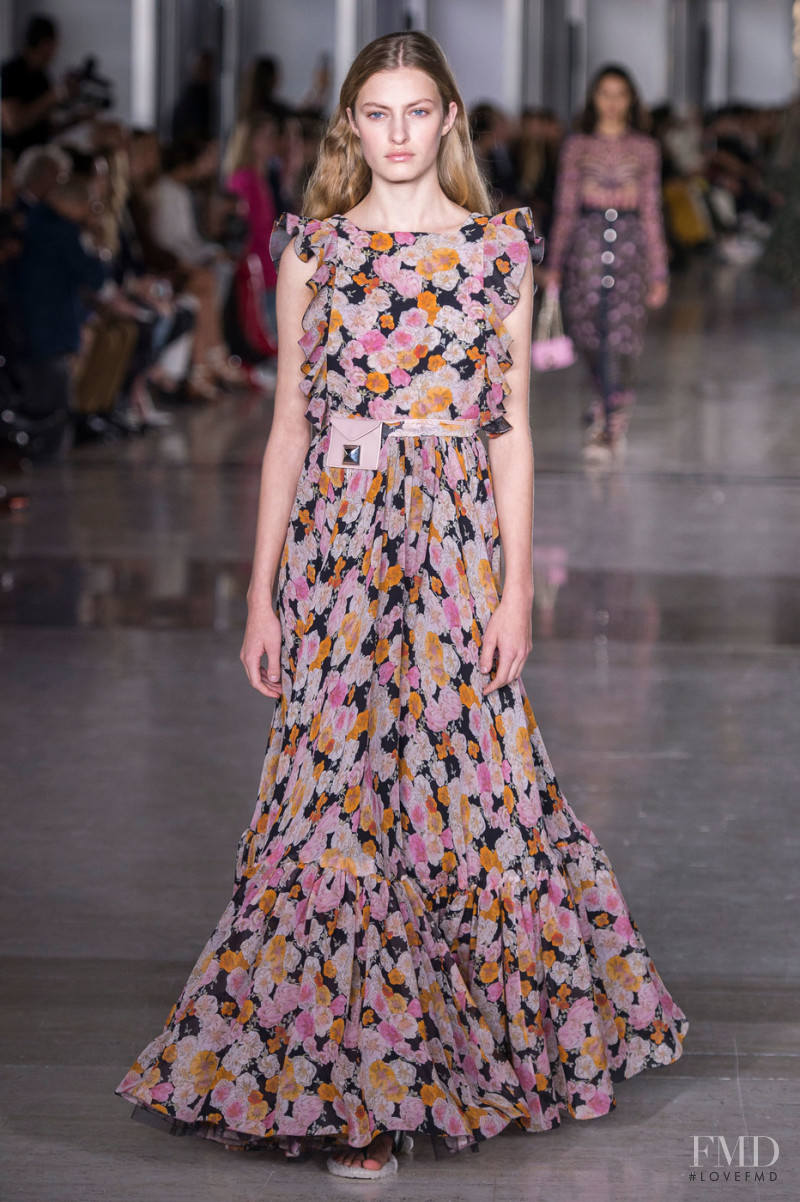 Felice Noordhoff featured in  the Giambattista Valli fashion show for Spring/Summer 2019