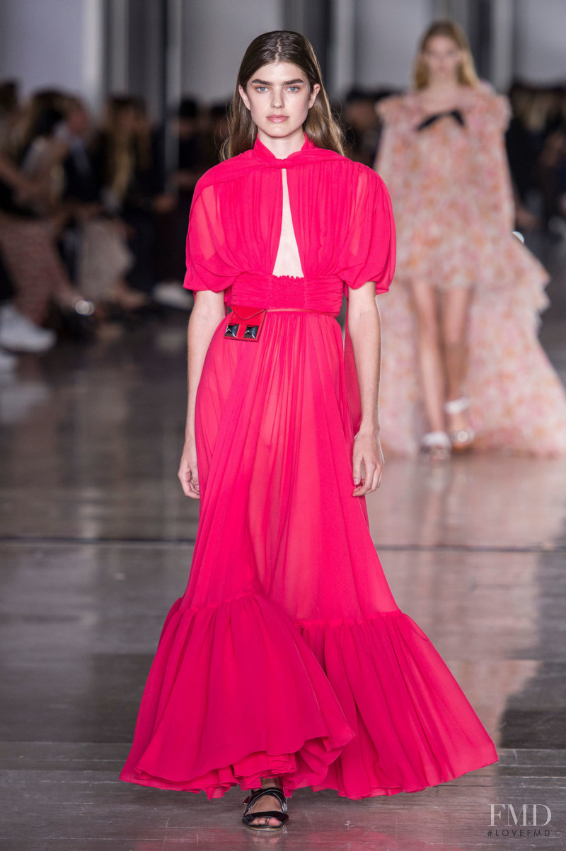 Skylar Tartz featured in  the Giambattista Valli fashion show for Spring/Summer 2019