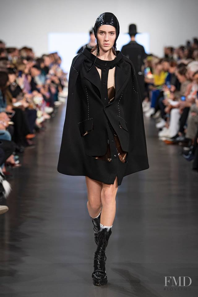 Teddy Quinlivan featured in  the Maison Martin Margiela fashion show for Spring/Summer 2019
