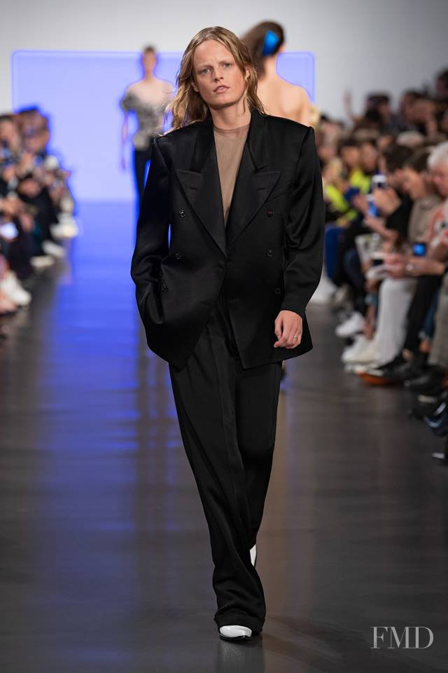 Hanne Gaby Odiele featured in  the Maison Martin Margiela fashion show for Spring/Summer 2019