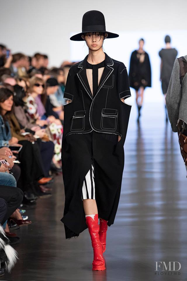 Sijia Kang featured in  the Maison Martin Margiela fashion show for Spring/Summer 2019