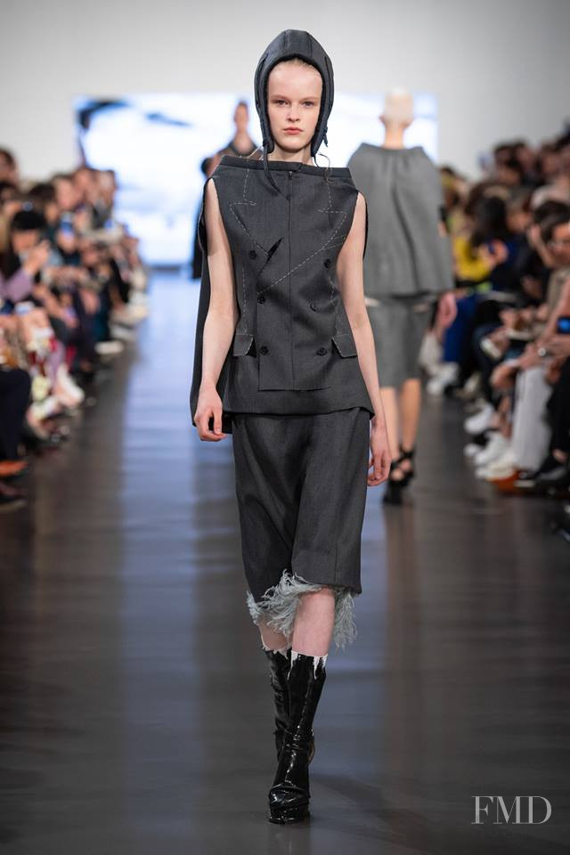 Hannah Motler featured in  the Maison Martin Margiela fashion show for Spring/Summer 2019