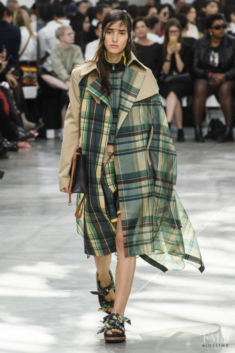 Rachelle Harris featured in  the Sacai fashion show for Spring/Summer 2019