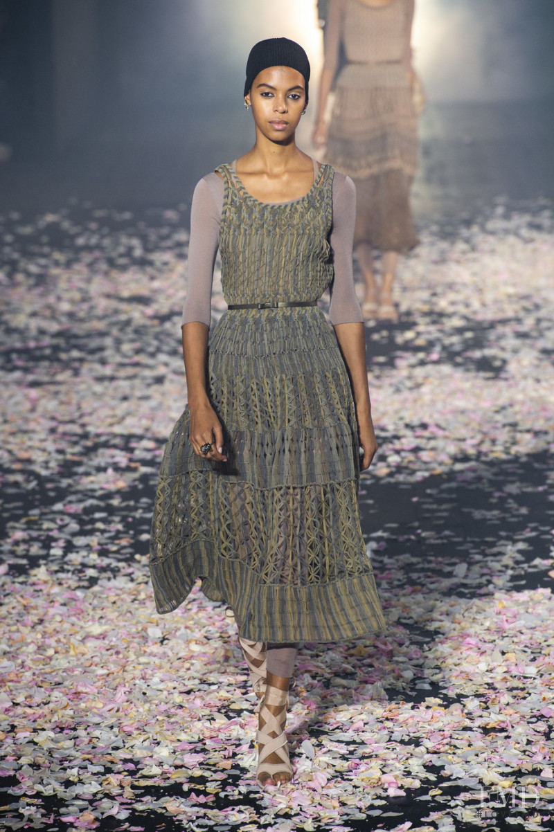Alyssa Traore featured in  the Christian Dior fashion show for Spring/Summer 2019