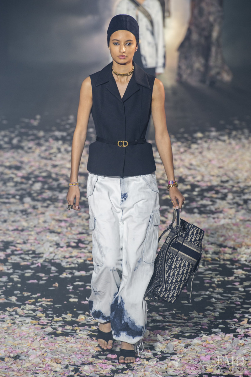 Oudey Egone featured in  the Christian Dior fashion show for Spring/Summer 2019