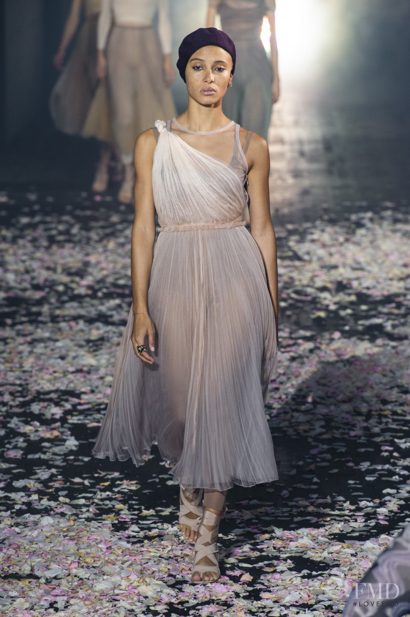 Adwoa Aboah featured in  the Christian Dior fashion show for Spring/Summer 2019