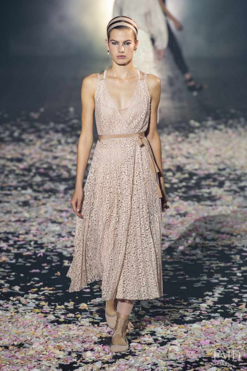 Roos Van Elk featured in  the Christian Dior fashion show for Spring/Summer 2019