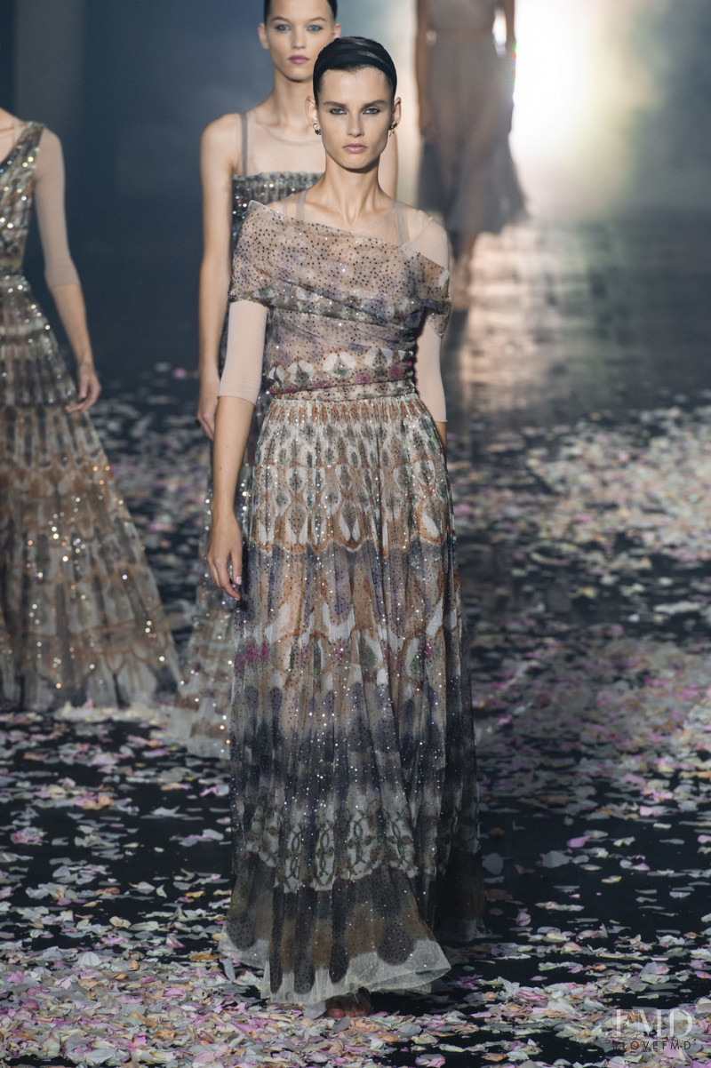 Giedre Dukauskaite featured in  the Christian Dior fashion show for Spring/Summer 2019