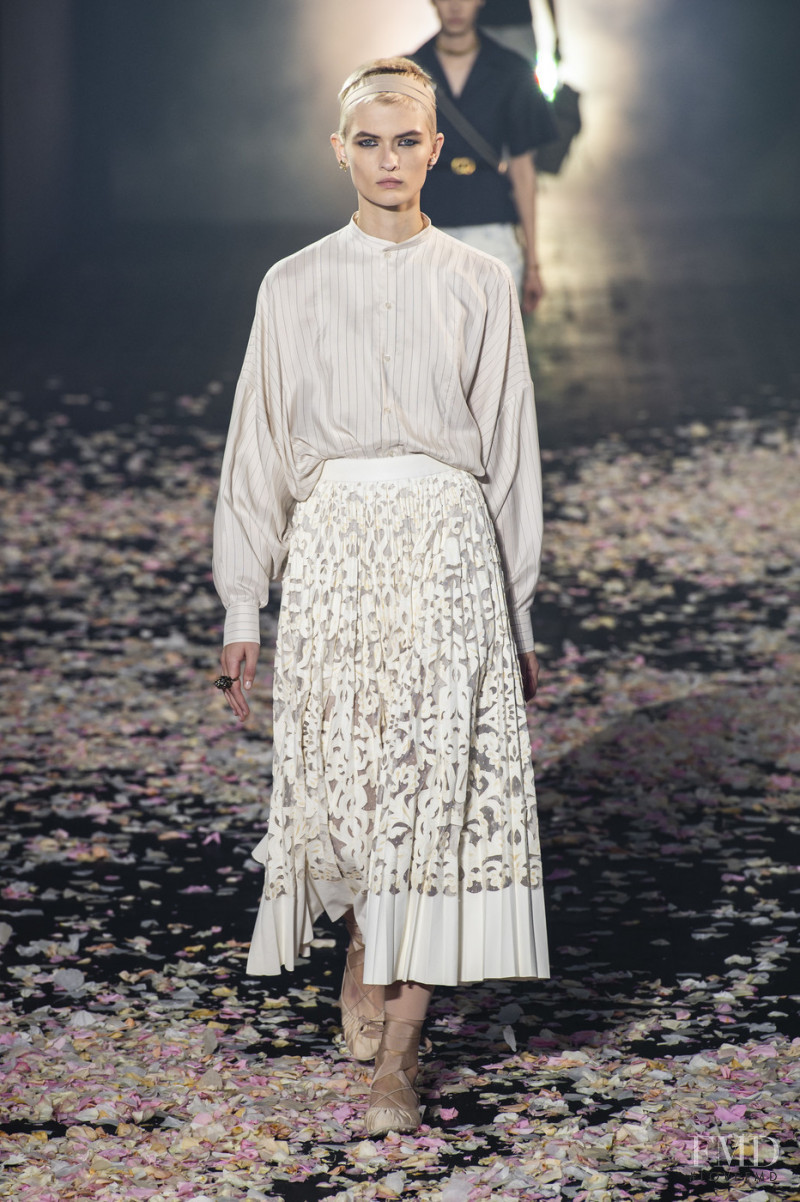 Lara Mullen featured in  the Christian Dior fashion show for Spring/Summer 2019