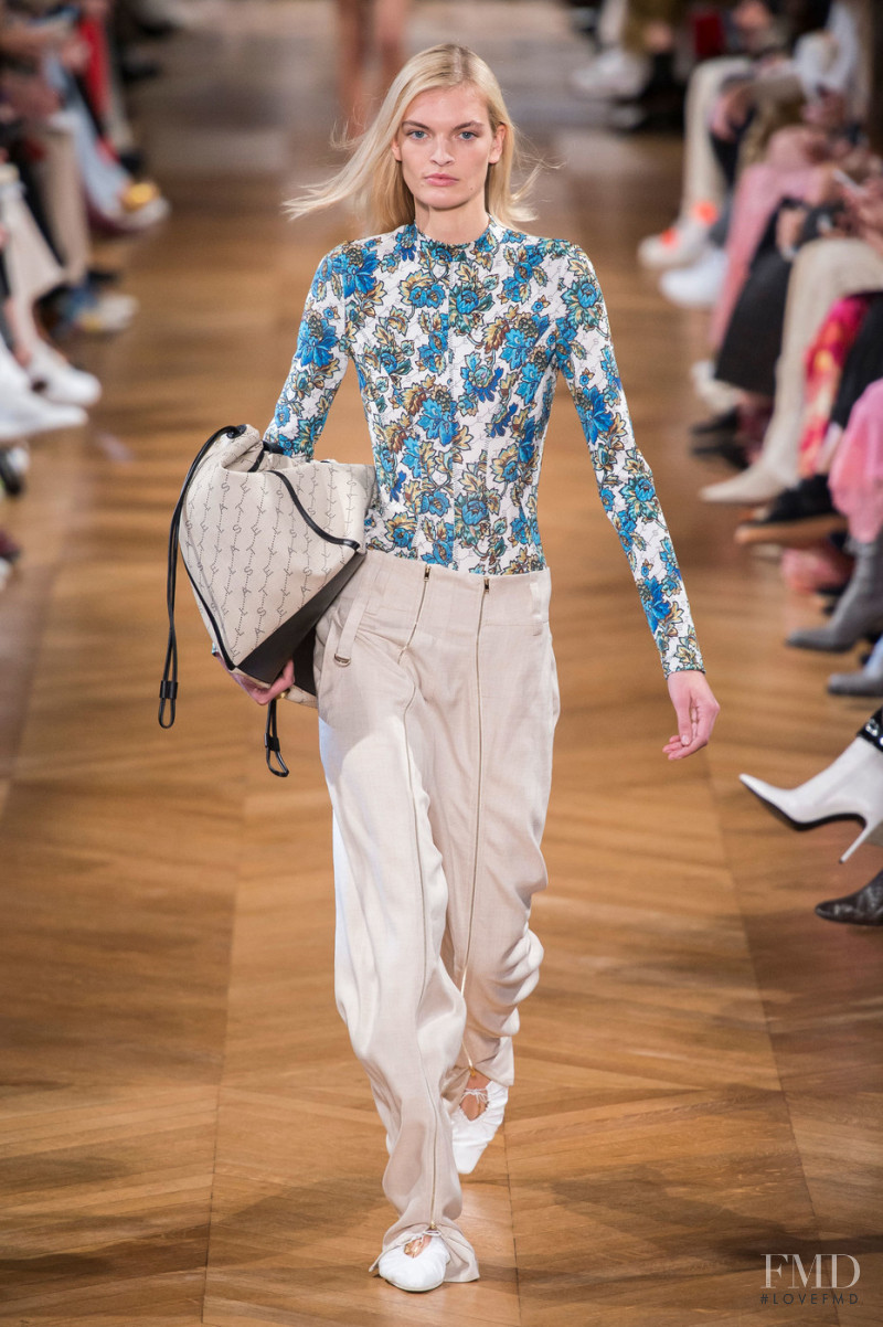 Juliane Grüner featured in  the Stella McCartney fashion show for Spring/Summer 2019