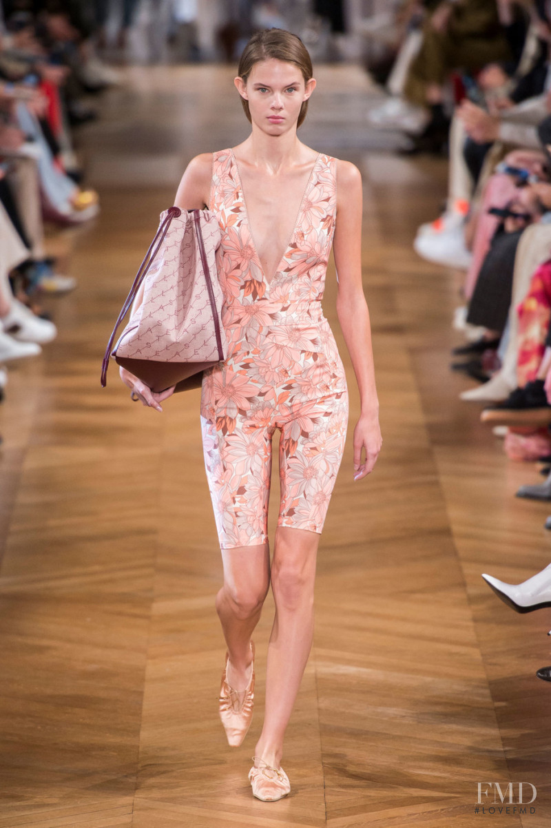 Julia Merkelbach featured in  the Stella McCartney fashion show for Spring/Summer 2019