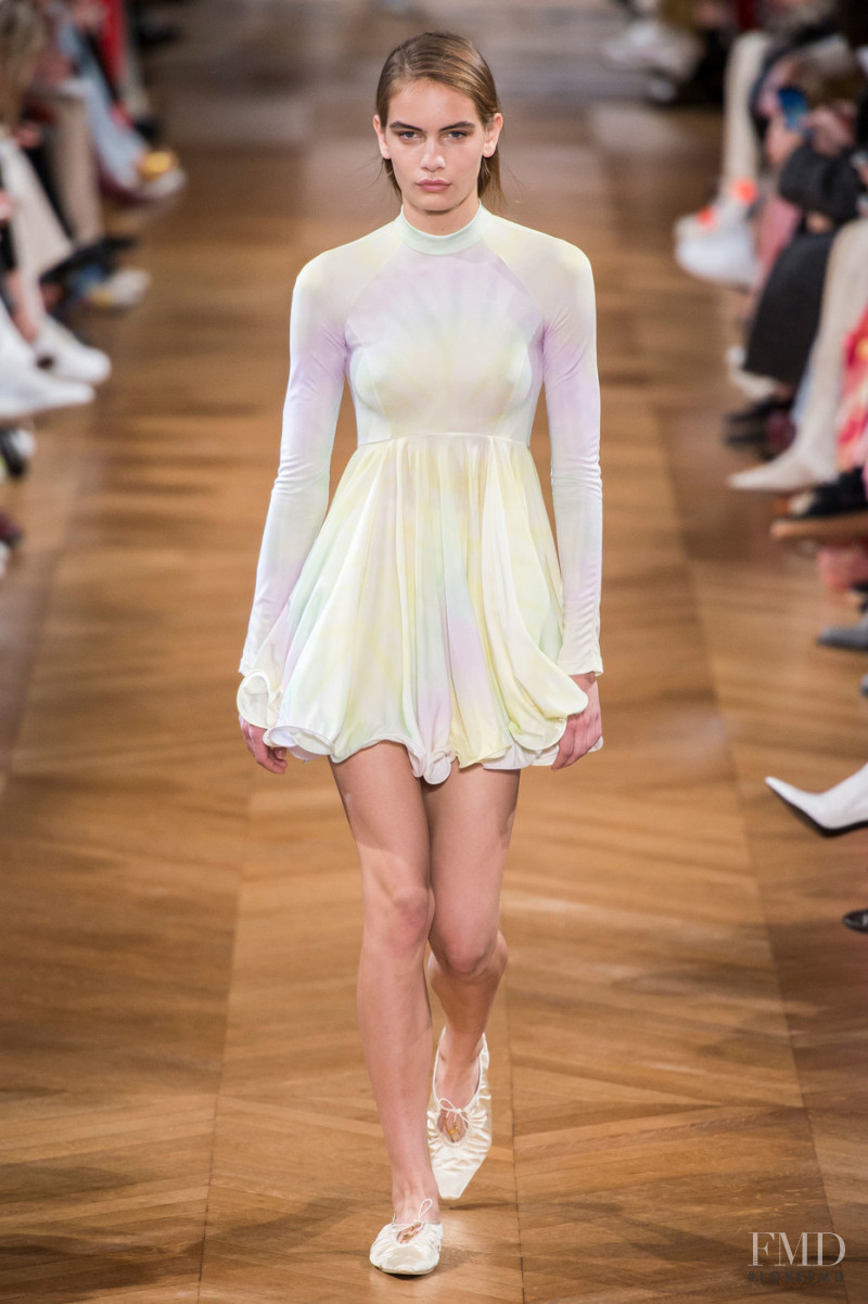 Nina Marker featured in  the Stella McCartney fashion show for Spring/Summer 2019