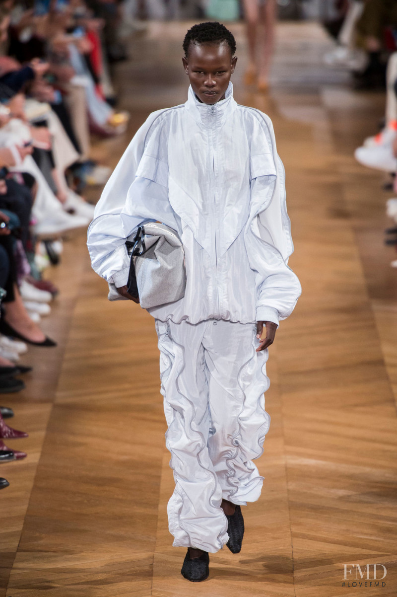 Shanelle Nyasiase featured in  the Stella McCartney fashion show for Spring/Summer 2019