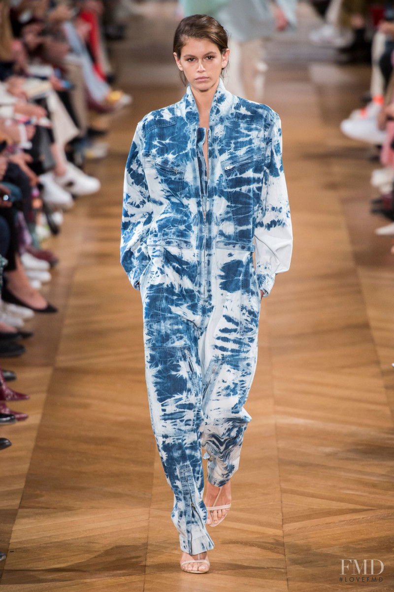Kaia Gerber featured in  the Stella McCartney fashion show for Spring/Summer 2019