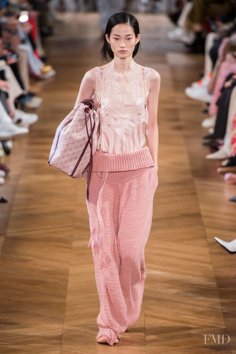 Hyun Ji Shin featured in  the Stella McCartney fashion show for Spring/Summer 2019