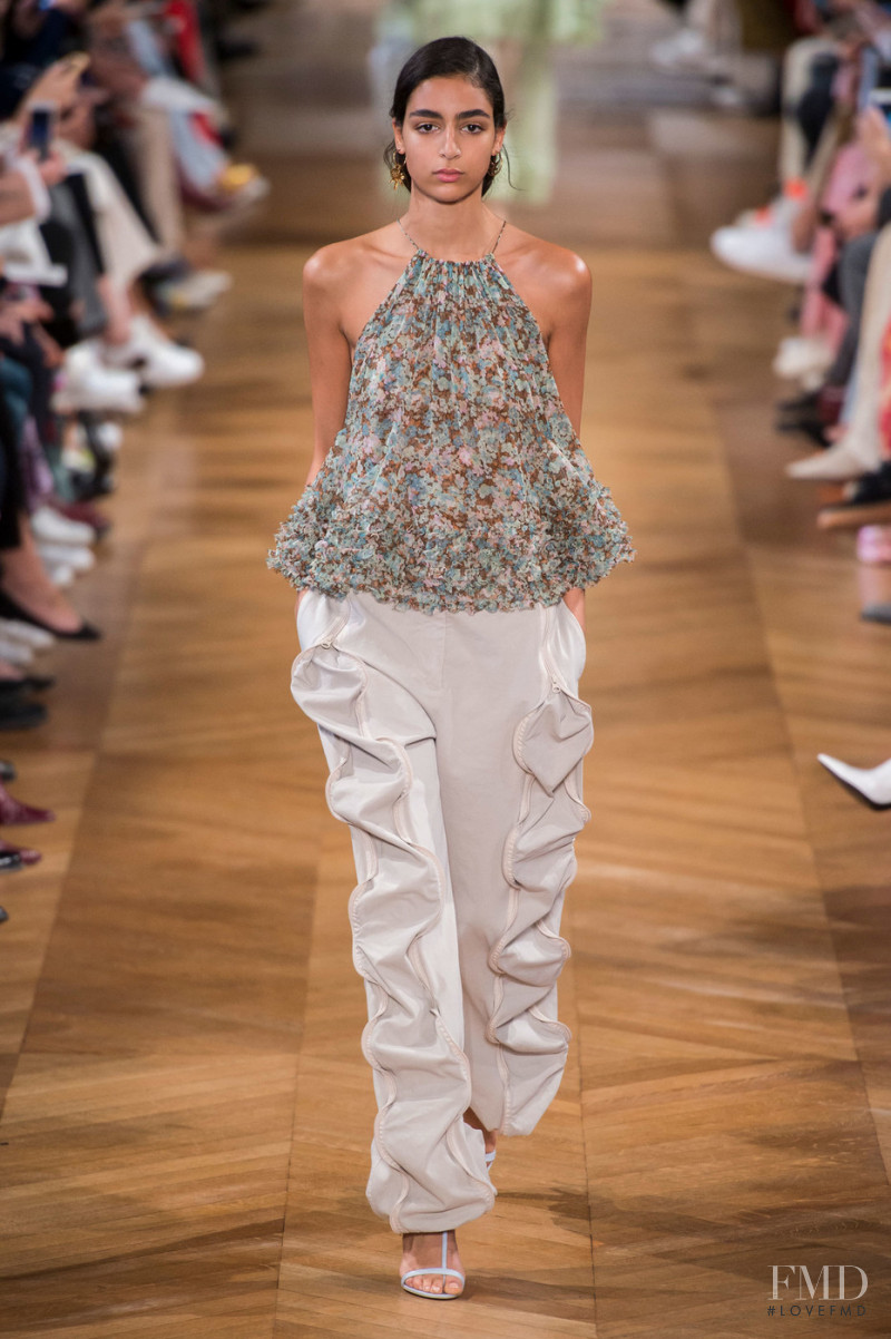 Nora Attal featured in  the Stella McCartney fashion show for Spring/Summer 2019