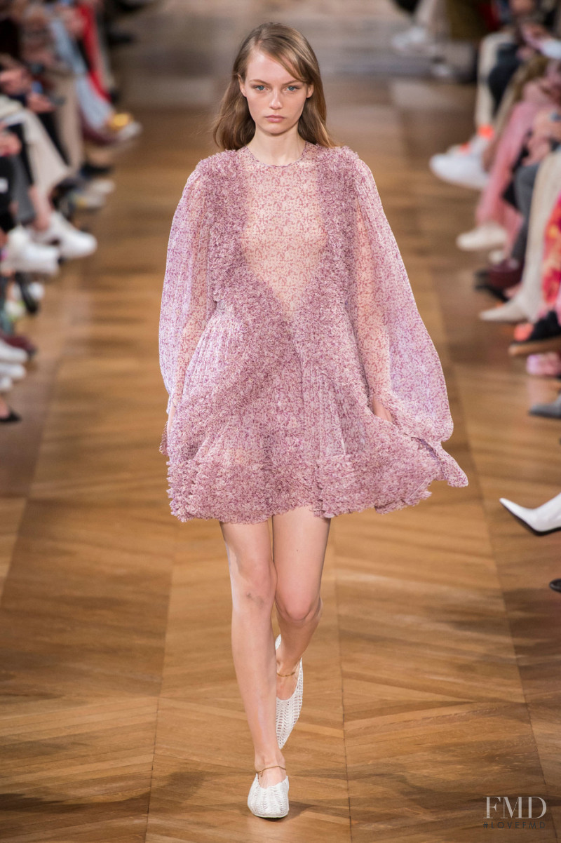 Fran Summers featured in  the Stella McCartney fashion show for Spring/Summer 2019