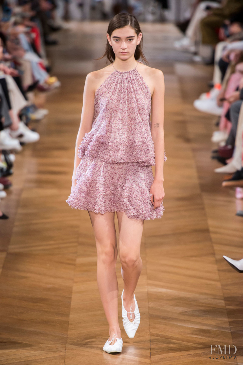 Yuliia Ratner featured in  the Stella McCartney fashion show for Spring/Summer 2019